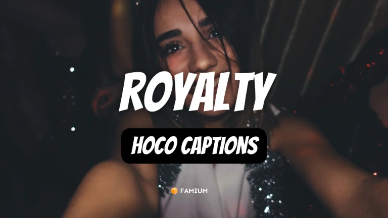 Royalty Homecoming Instagram Captions